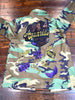 Aquarius Fist CAMOUFLAGE BLING Patchwork JACKET
