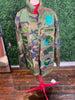 ARIES BAE CAMOUFLAGE BLING Patchwork JACKET