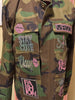 VIRGO LUX CAMOUFLAGE BLING Patchwork JACKET