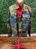 OVARIAN WARRIOR CAMOUFLAGE BLING Patchwork JACKET