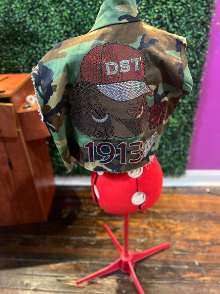 DST CHIC CAMOUFLAGE CROP VEST