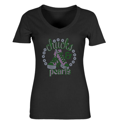 CHUCKS & PEARLS BLING CHUCKS & PEARLS BLING