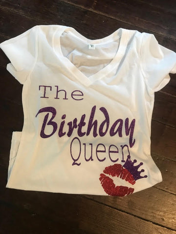 BIRTHDAY QUEEN GLITTER BIRTHDAY QUEEN GLITTER