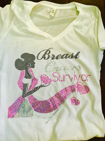BREAST CANCER SURVIVOR BLING BREAST CANCER SURVIVOR BLING