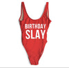 BIRTHDAY SLAY Swimsuit