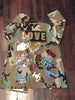 CUSTOMIZE CAMOUFLAGE BLING Patchwork JACKET