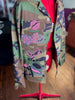 MAKEUP HUSTLER CAMOUFLAGE BLING Patchwork JACKET