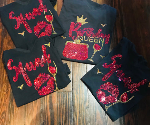 BIRTHDAY QUEEN PURSE SQUAD BIRTHDAY QUEEN PURSE SQUAD