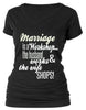 MARRIAGE IS A WORKSHOP...THE HUSBAND WORKS & THE WIFE SHOPS!