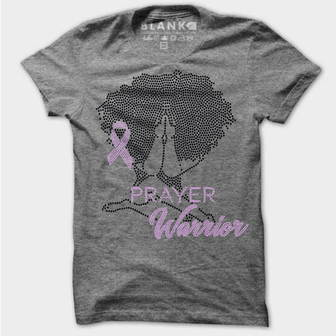 BREAST CANCER PRAYER WARRIOR BLING