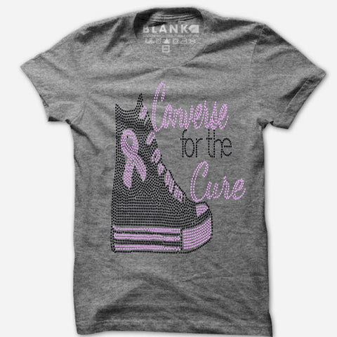 BREAST CANCER Converse for the Cure BLING BREAST CANCER Converse for the Cure BLING
