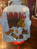 MINDING MY BAG DENIM BLING Patchwork JACKET