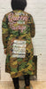 QUEEN SAVAGE CAMOUFLAGE TRENCH JACKET