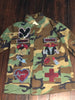 NURSE CAMOUFLAGE BLING Patchwork JACKET