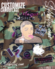 CUSTOMIZE CAMOUFLAGE BLING Patchwork JACKET