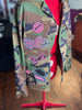 MAKEUP DIVA CAMOUFLAGE BLING Patchwork JACKET