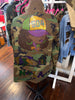 MARDI GRAS 504 CHIC CAMOUFLAGE BLING Patchwork JACKET