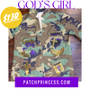 GOD'S GIRL CAMOUFLAGE BLING Patchwork JACKET