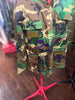 MARDI GRAS 337 CHIC CAMOUFLAGE BLING Patchwork JACKET