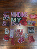 MINDING MY BAG DENIM BLING Patchwork JACKET
