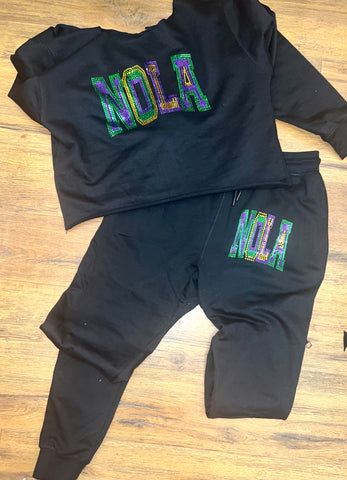 NOLA MARDI GRAS JOGGER SET NOLA MARDI GRAS JOGGER SET