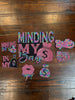 MINDING MY BAG DENIM BLING Patchwork JACKET