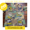 GOD IS THE PLUG CAMOUFLAGE BLING Patchwork JACKET
