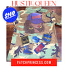 HUSTLE QUEEN CAMOUFLAGE BLING Patchwork JACKET