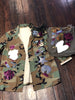 Hair Boss CAMOUFLAGE BLING Patchwork JACKET