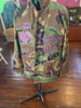 HAIR HUSTLER CAMOUFLAGE BLING Patchwork JACKET