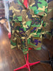 MARDI GRAS 337 CHIC CAMOUFLAGE BLING Patchwork JACKET