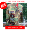 NURSE PRACTITIONER CAMOUFLAGE BLING Patchwork JACKET