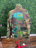ARIES BAE CAMOUFLAGE BLING Patchwork JACKET