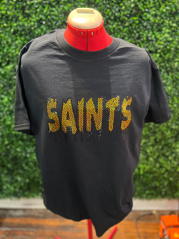 SAINTS DRIP BLING TEE