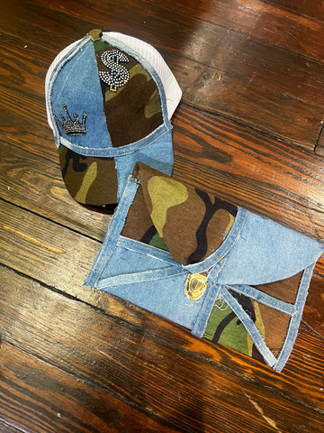 DEMOUFLAGE Hat & Clutch Set