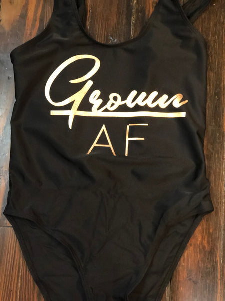 GROWN AF Swimsuit