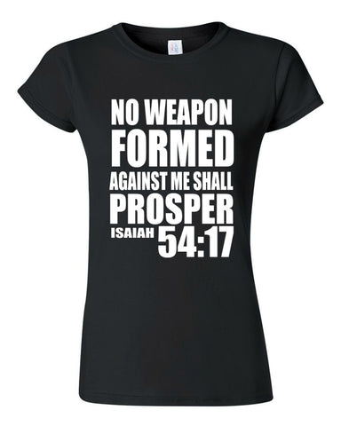 NO WEAPON FORMED AGAINST ME SHALL PROSPER