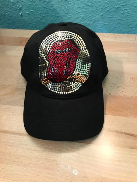 TONGUE ALL OUT! CAP BLING
