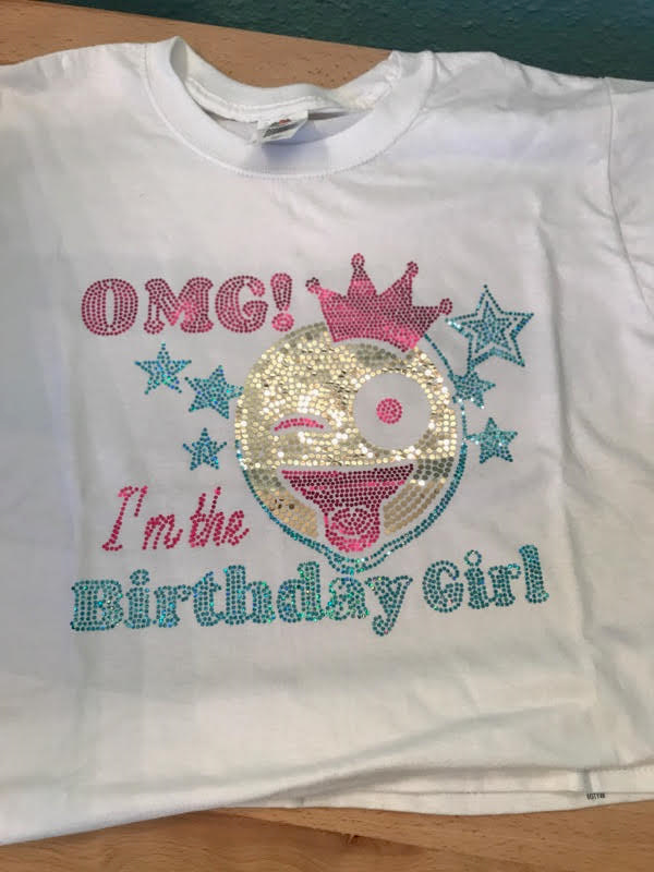 Emoji birthday 2025 shirt girl