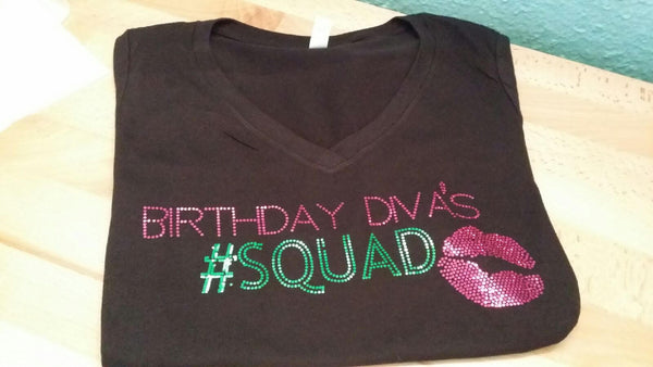 BIRTHDAY DIVA'S #SQUAD BLING
