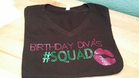 BIRTHDAY DIVA'S #SQUAD BLING