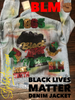 BLACK LIVES MATTER DENIM DISTRESSED JACKET