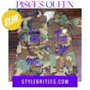 PISCES QUEEN CAMOUFLAGE BLING Patchwork JACKET