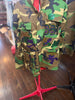 MARDI GRAS 337 CHIC CAMOUFLAGE BLING Patchwork JACKET